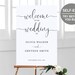 Welcome to Our Wedding Sign, Printable Wedding Welcome Sign, Wedding ...