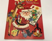 Rare Vintage Santa 39 s Paint and Color Book Whitman 1086 by Jason Lee