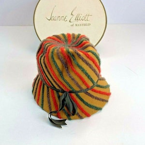 Womens MR JOHN JR Classic New York Paris Geo W Bollman & Co Hat w/ original box