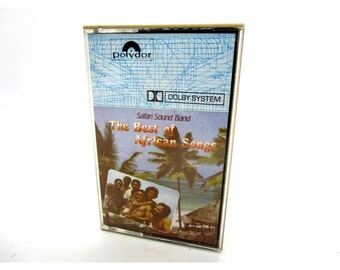 Vintage Rare Safari Sound Band Best Of African Songs Rare Audio Cassette Folk World Africa