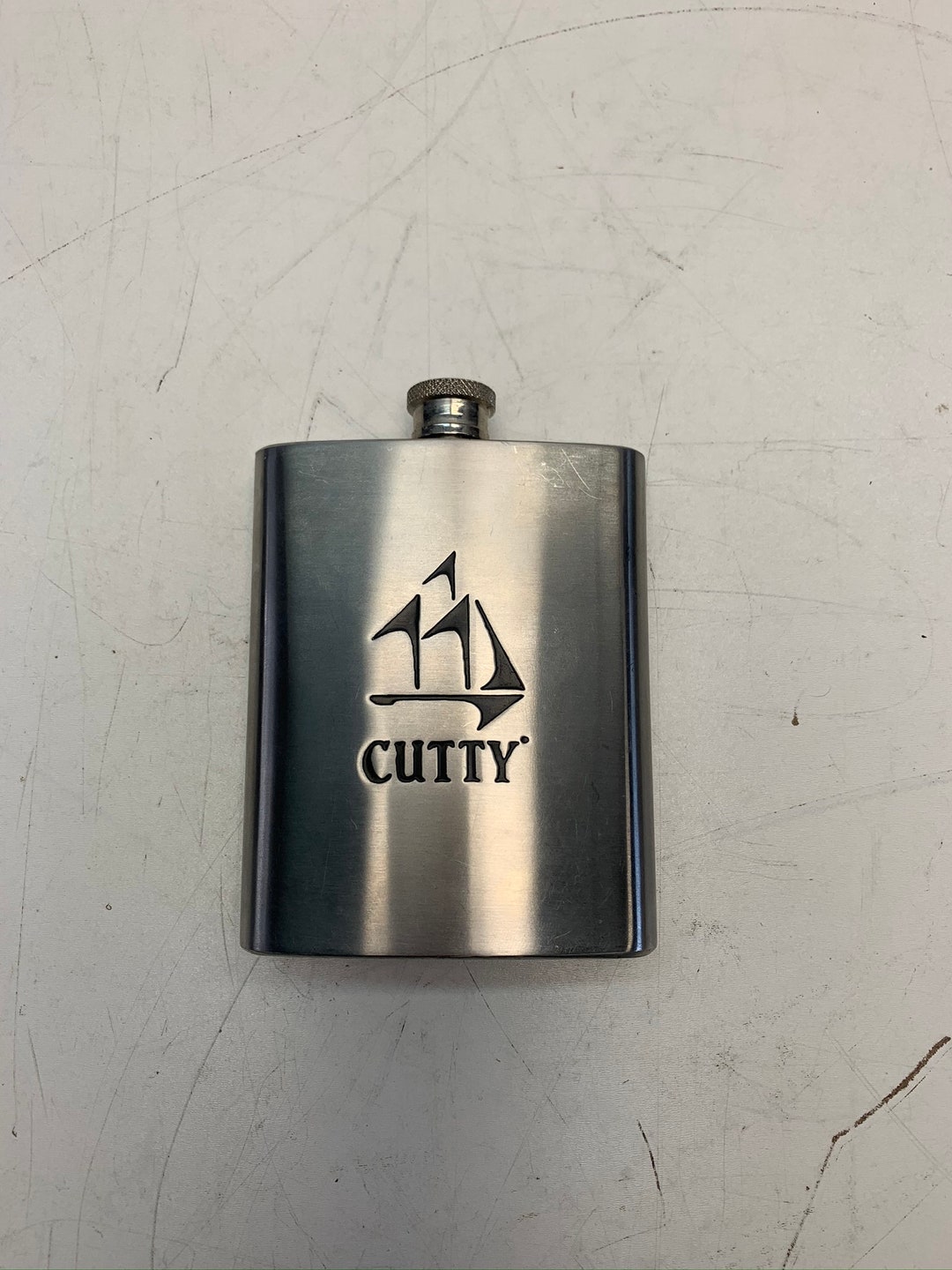Vintage Cutty Sark Whiskey Stainless Steel Flask Etsy Australia