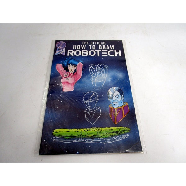 Vintage Blackthorne Comics The Official How To Draw Robotech 1980s