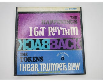 Cinta de carrete a carrete vintage The Happenings The Tokens Back To Back Rock Split Release
