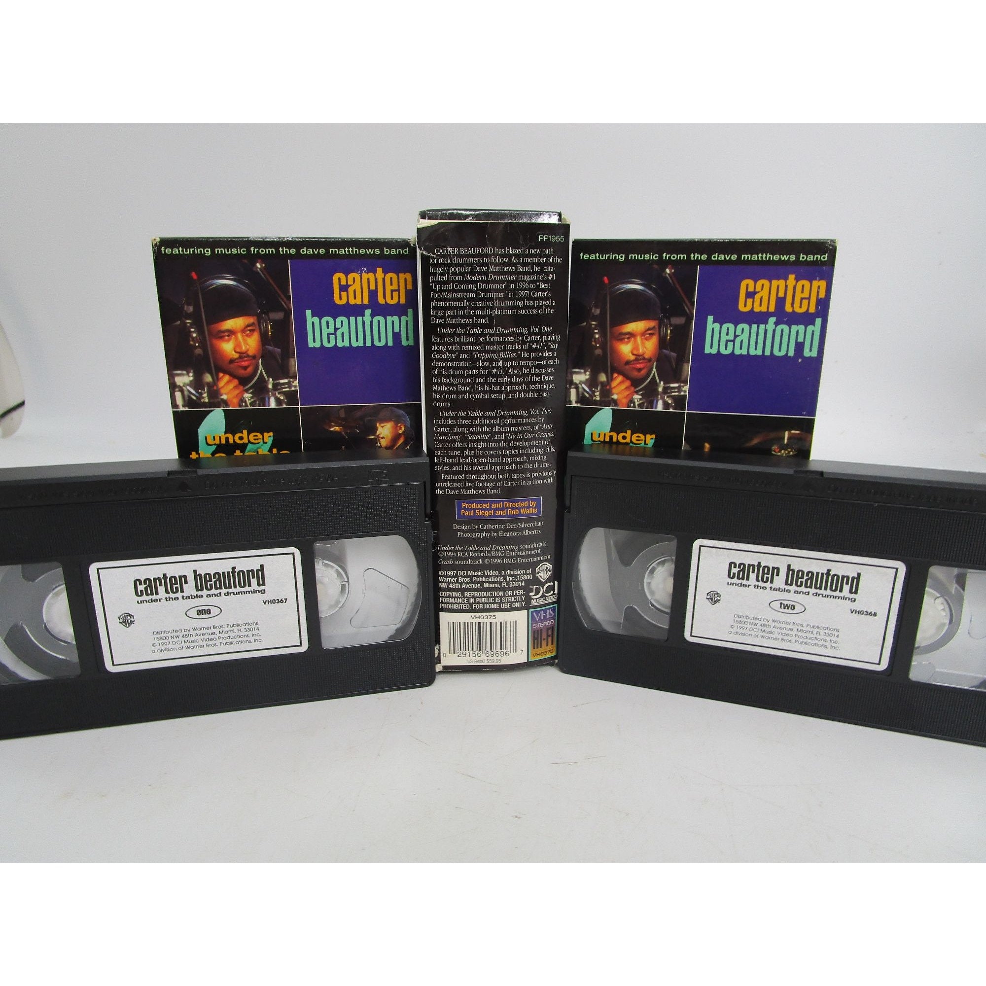 10 Vintage VHS Drum Instructional Videos Jazz Signed Steve 10 Vintage VHS Drum Instructional Videos Jazz Signed Steve