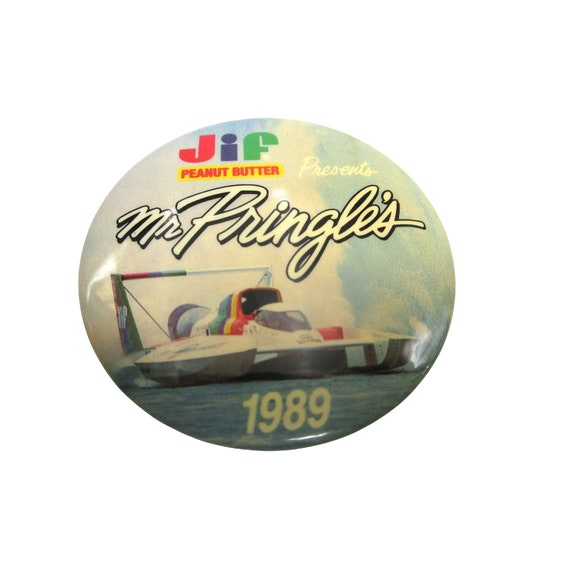 Vintage Jif Peanut Butter Mr Pringles Speed Boat … - image 1