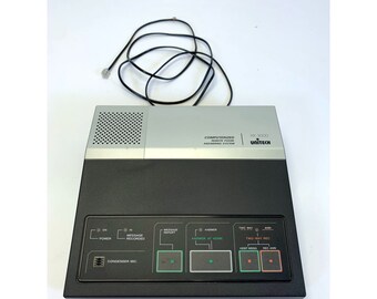 Vintage Computerized Telephone Answering Machine Unitech XK Vintage Computerized Telephone Answering Machine Unitech XK