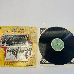 Rare Vintage Deutsche German Jazz Import Vinyl Record Album Jack Hylton Hits From Berlin 1927 1931