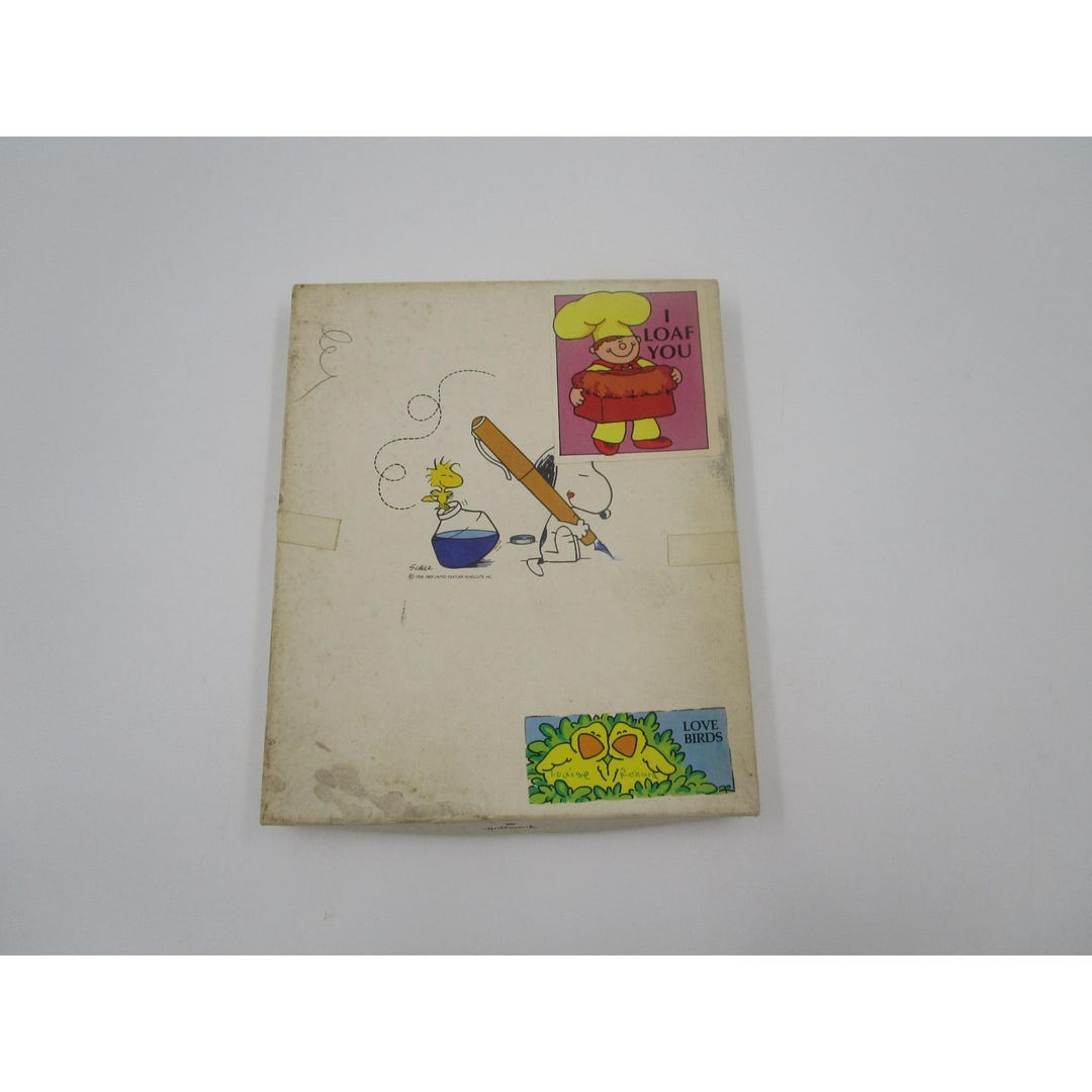 Vintage Snoopy & Woodstock Stationery Set With Envelopes Hallmark - Etsy