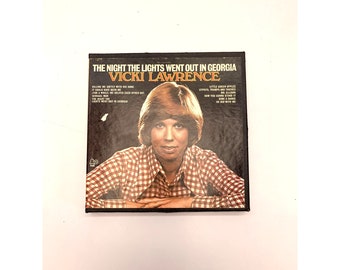 Cinta de carrete vintage de Vicki Lawrence: La noche en que se apagaron las luces en Georgia Bell Records BELL 1120