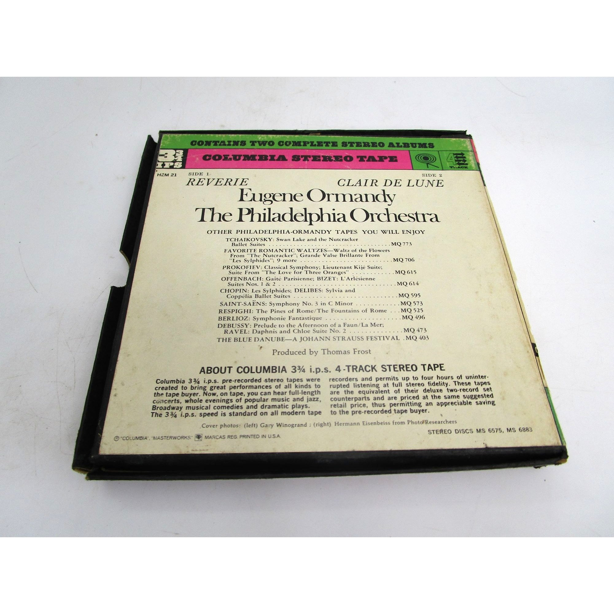 ヴィンテージ リール テープ ユージン・オーマンディ フィラデルフィア