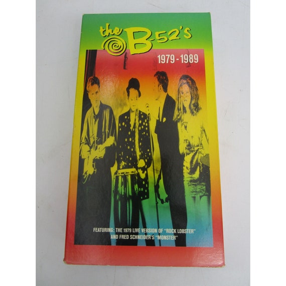 Vintage VHS Cassette the B-52s 1979 1989 New Wave Rock 1980s - Etsy