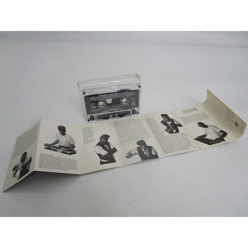 Vintage Stetsasonic Blood Sweat No Tears Audio Cassette 1990s Hip Hop image 4