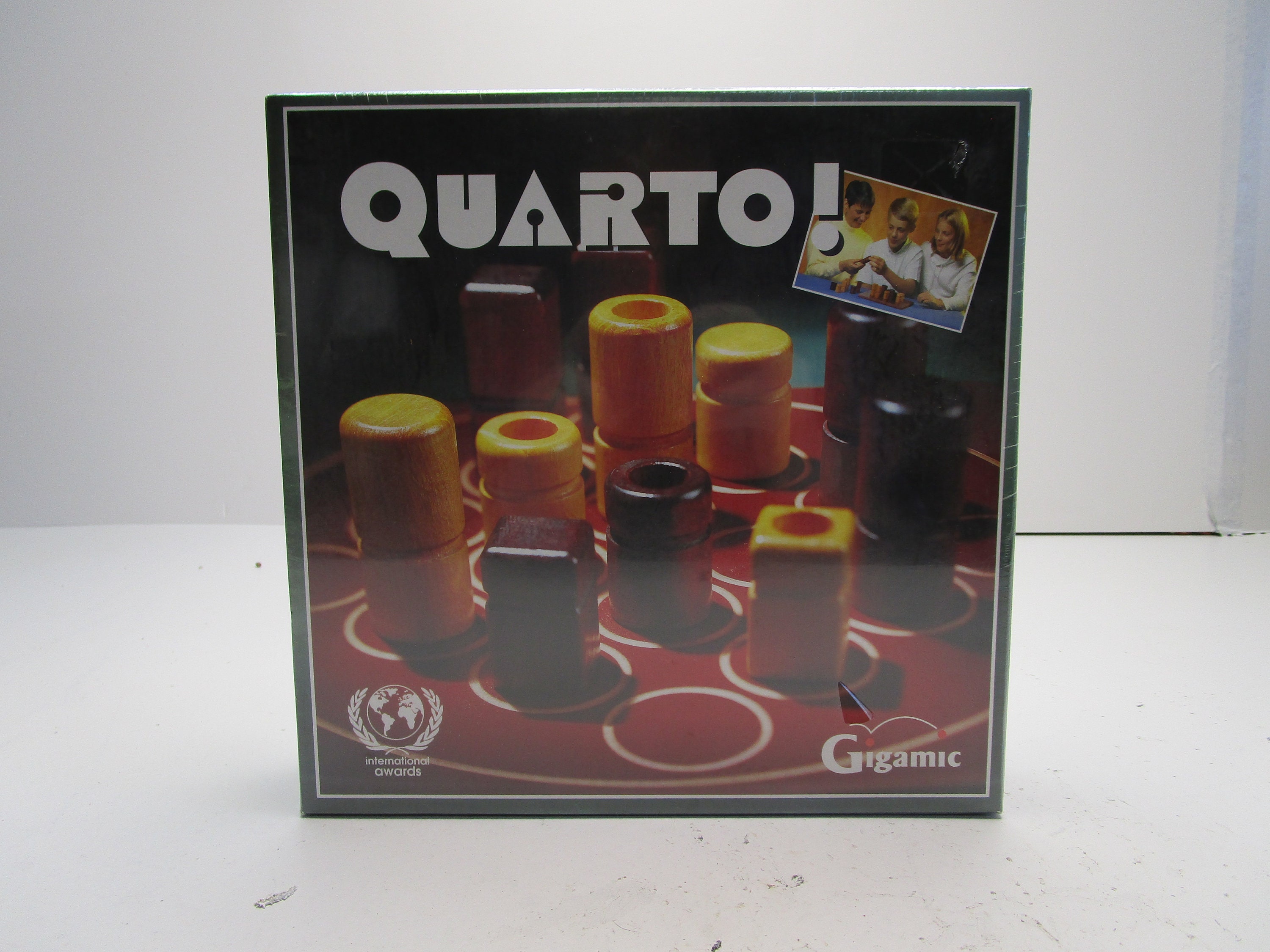 Wooden Vintage QUARTO! Strategy Board Game - Gigamic 1991, 100% Complete