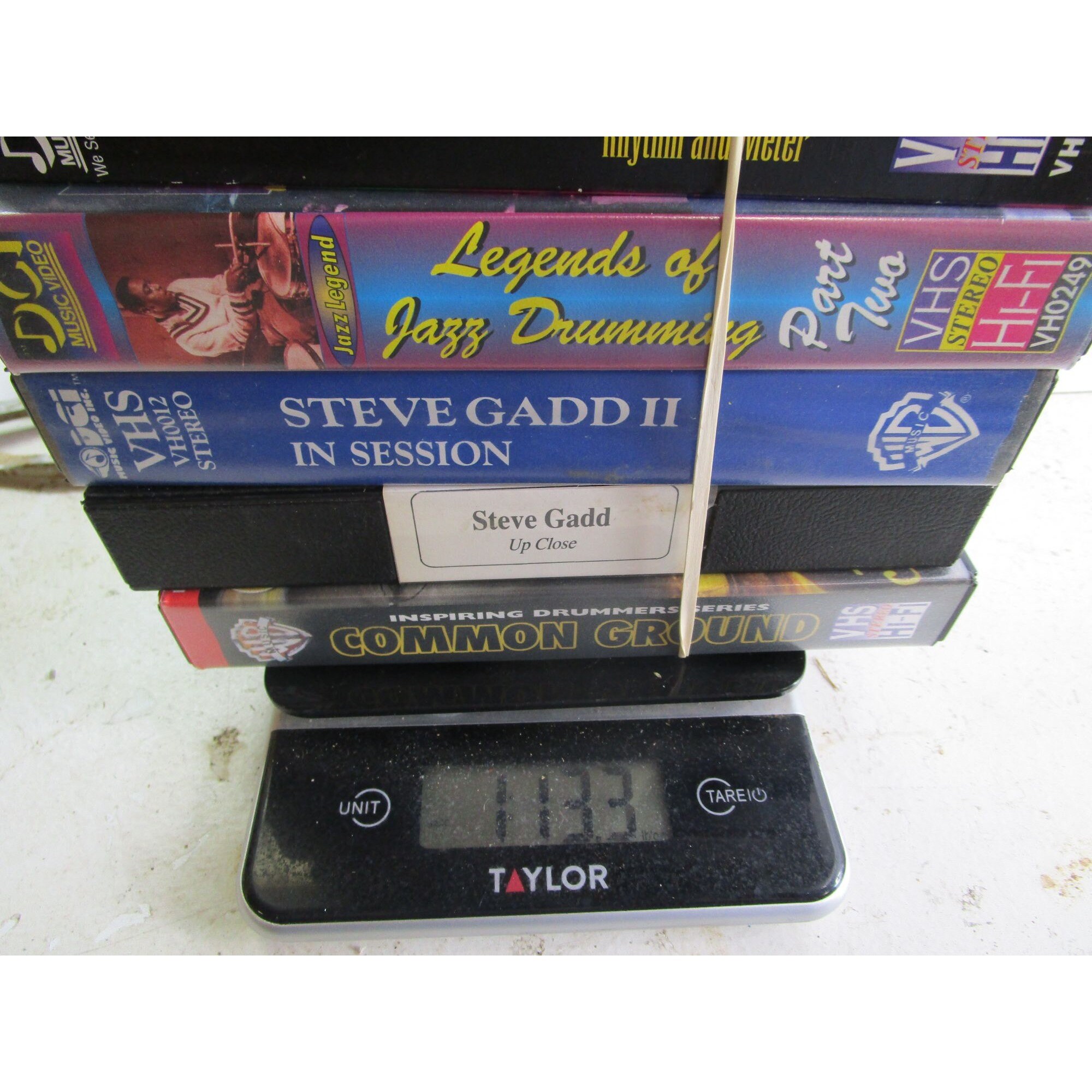 10 Vintage VHS Drum Instructional Videos Jazz Signed Steve 10 Vintage VHS Drum Instructional Videos Jazz Signed Steve