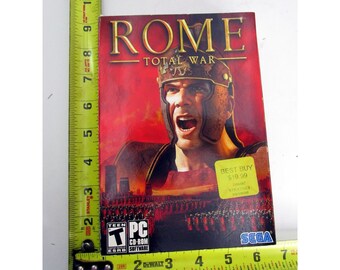 Vintage Rome Total War Pc Activision Strategy Game Big Box Edition