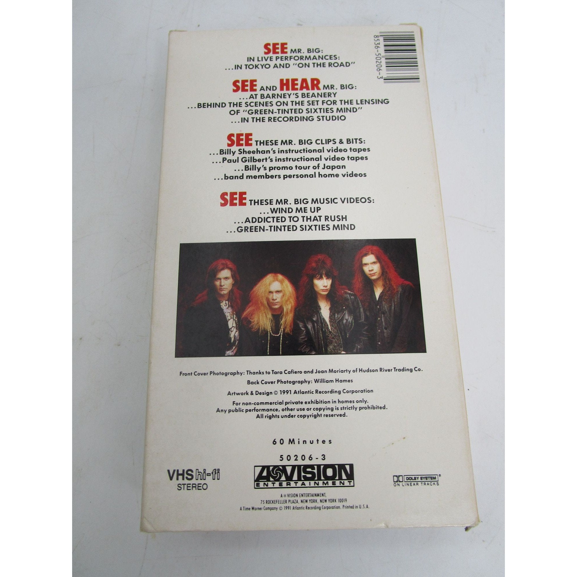 Vintage Lot of 2 VHS Niacin Live Blood Sweat Beers Billy Sheehan