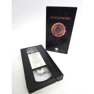 Vintage VHS Whitesnake Trilogy Classic Glam Rock 1980er Jahre