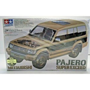 1992 Tamiya Mitsubishi Pajero Super Exceed 1:24 Scale Model Kit 24115 Damage Box
