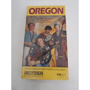 Rare Vintage VHS Oregon Ralph Towner Live 1987 Frieberg Art Festival Jazz