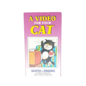 Vintage VHS A Video For Your Cat Goldfish to Songbirds 1980s