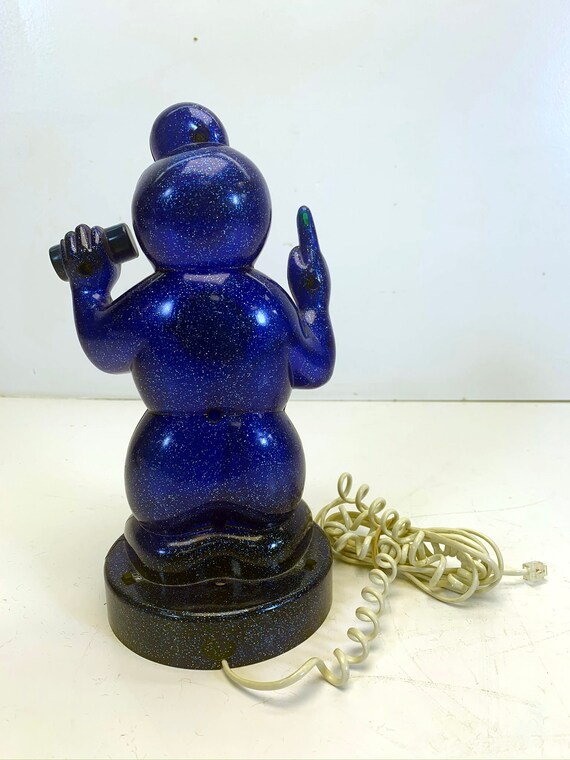 Vintage Crest Toothpaste Light up Landline Phone Sparkle Guy 