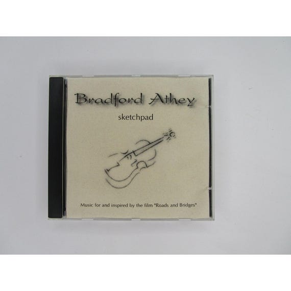 Rare Bradford Athey Sketchpad Compact Disc Inspired by the Film Roads and Bridges