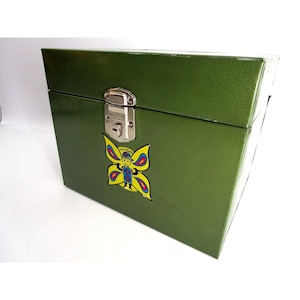Vintage Hamilton Metal Letter Size Skotch Porta File Skotch Kooler File Box