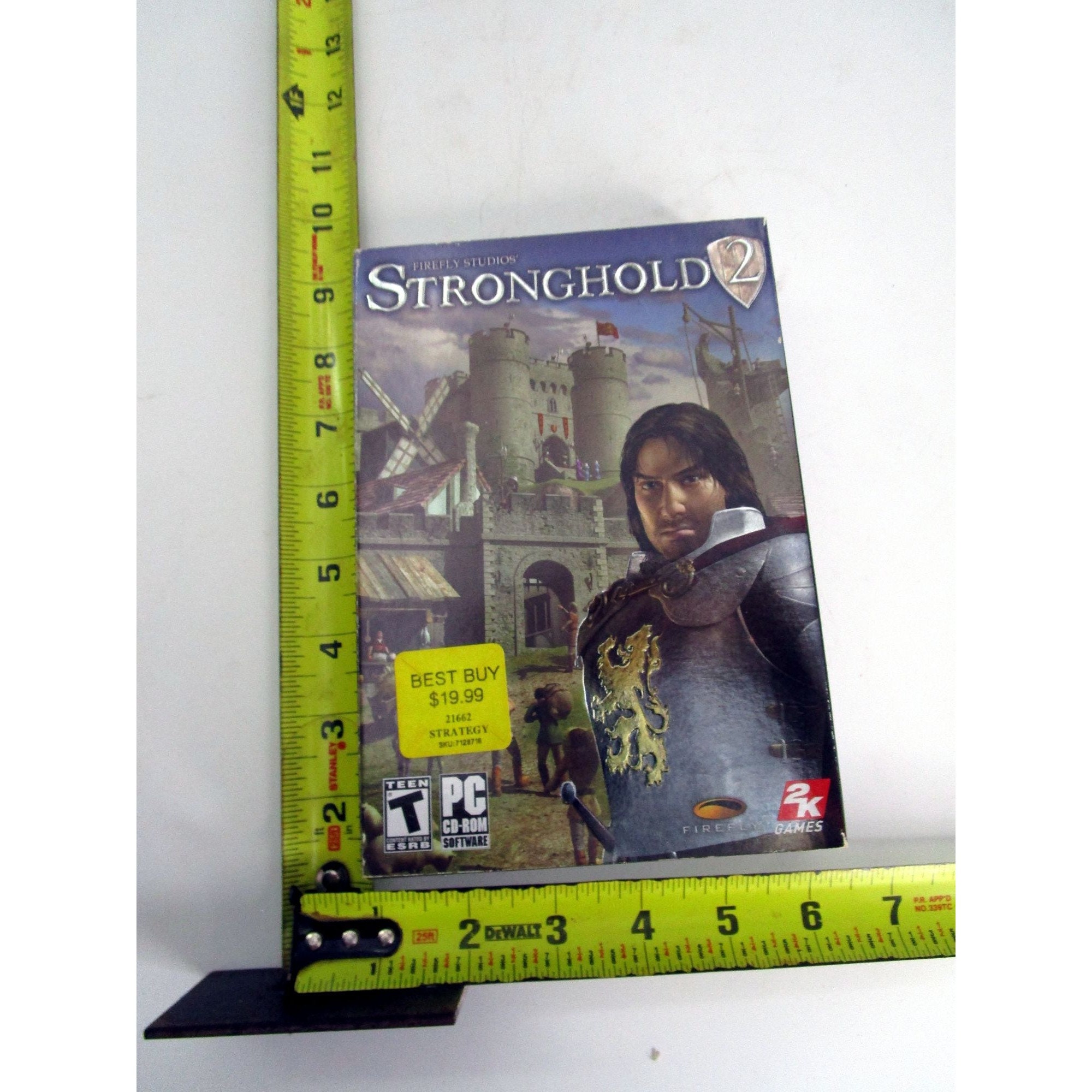 Vintage Stronghold 2 Pc Strategy Game Castle Sim Big Box Edition Discs ...