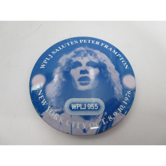 Vintage Rock Hunk Peter Frampton WPLJ New York 19… - image 1