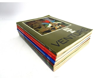 Vintage Lot of 7 Venture Travel and Photo Magazine 1966-68