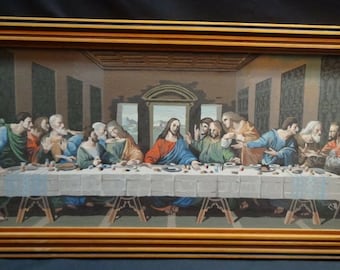 Peinture Par Numéros La Dernière Cène De Leonardo Da Vinci - Kit Peinture Huile Adultes Enfants 40,6x50,8cm