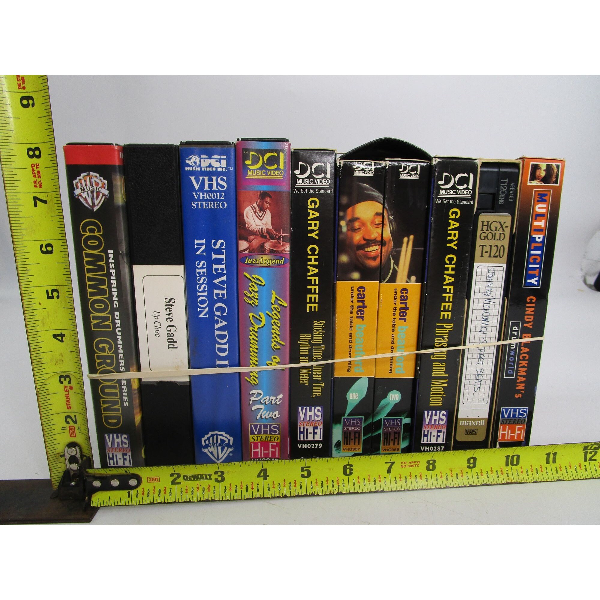 10 Vintage VHS Drum Instructional Videos Jazz Signed Steve Gadd - Etsy