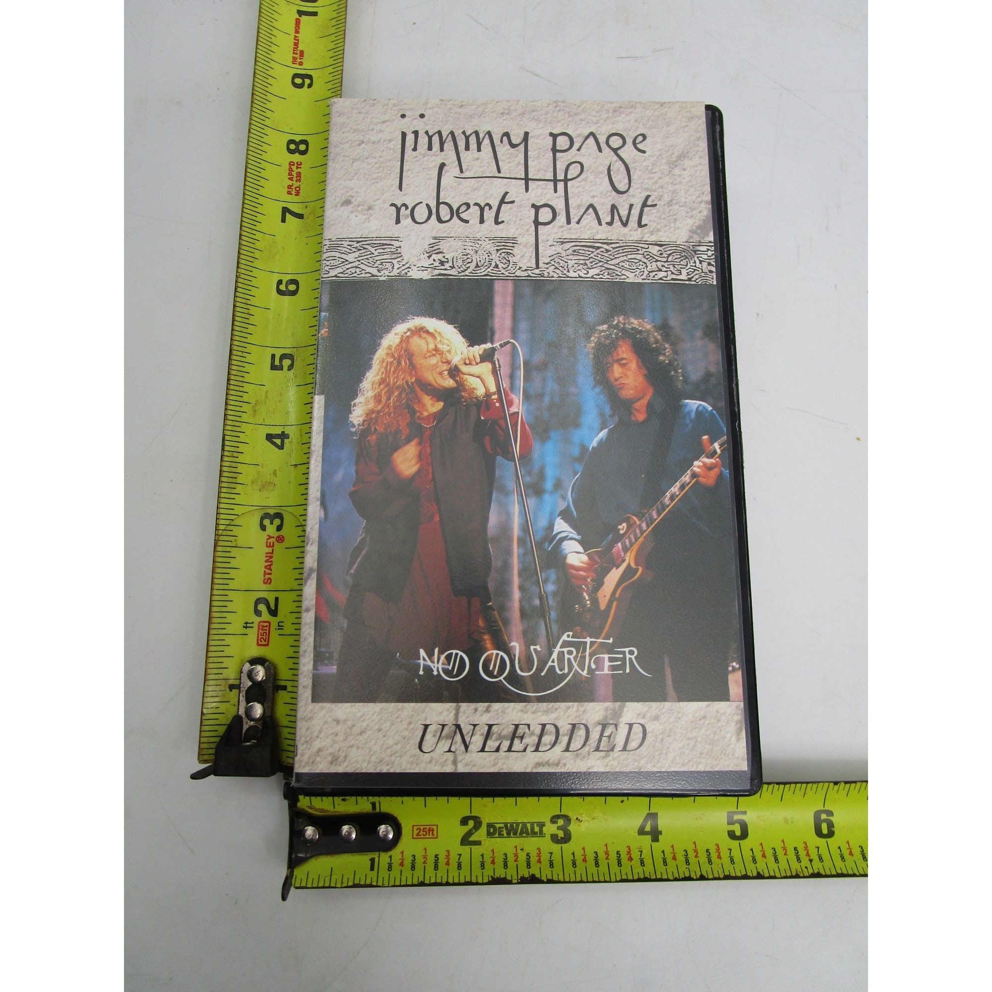 Vintage VHS Jimmy Page Robert Plant No Quarter Unledded Led Zeppelin Etsy