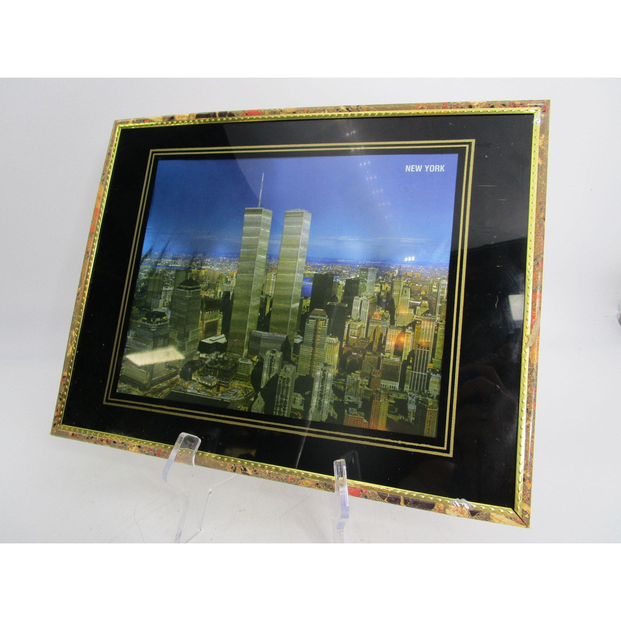 Vintage Pre 9-11 World Trade Center Luminous Art Print New York