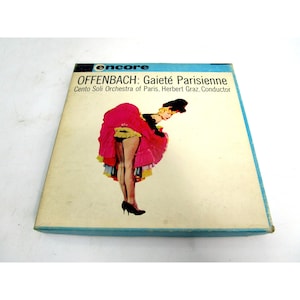 Rare Reel to Reel Tape Offenbach Gaeity Parisienne Herbert Graz Orchestra Paris