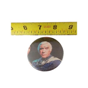 Vintage Commander Adama Hunk Lorne Green Battlestar Galactica Pin Pinback Button