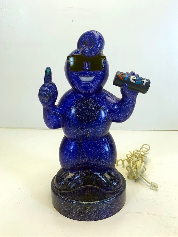 Vintage Crest Toothpaste Light up Landline Phone Sparkle Guy Etsy