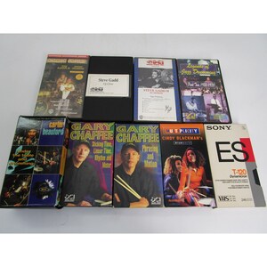 10 Vintage VHS Drum Instructional Videos Jazz Signed Steve Gadd