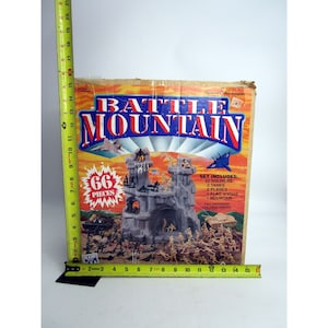 Vintage Tim Mee Toy 5740 Army Battle Mountain Playset 1980s USA