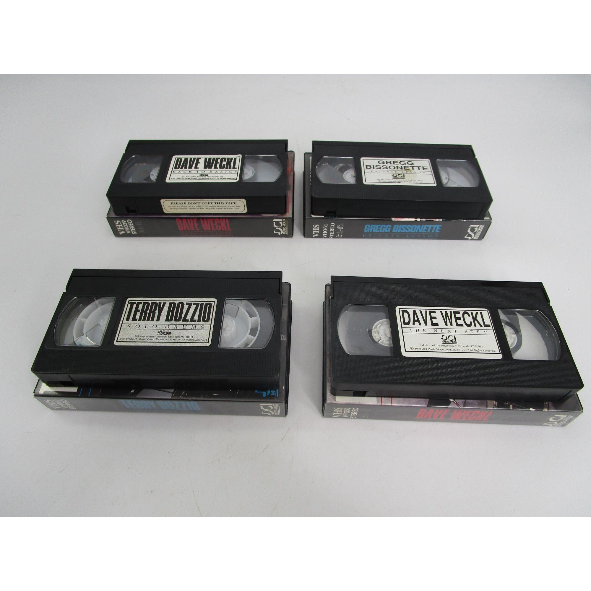 7つのビンテージVHSドラム教則ビデオ ハードプログレッシブ