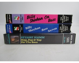 ビンテージ VHS ベースギター教則ビデオ 3枚セット ビリー