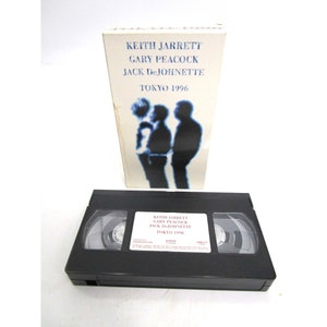 Raro VHS vintage Keith Jarrett Gary Peacock Jack DeJohnette Tokyo 96 Jazz Performance
