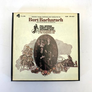 Vintage Reel to Reel Tape Burt Baccharach Butch Cassidy And The Sundance Kid Original Movie Soundtrack