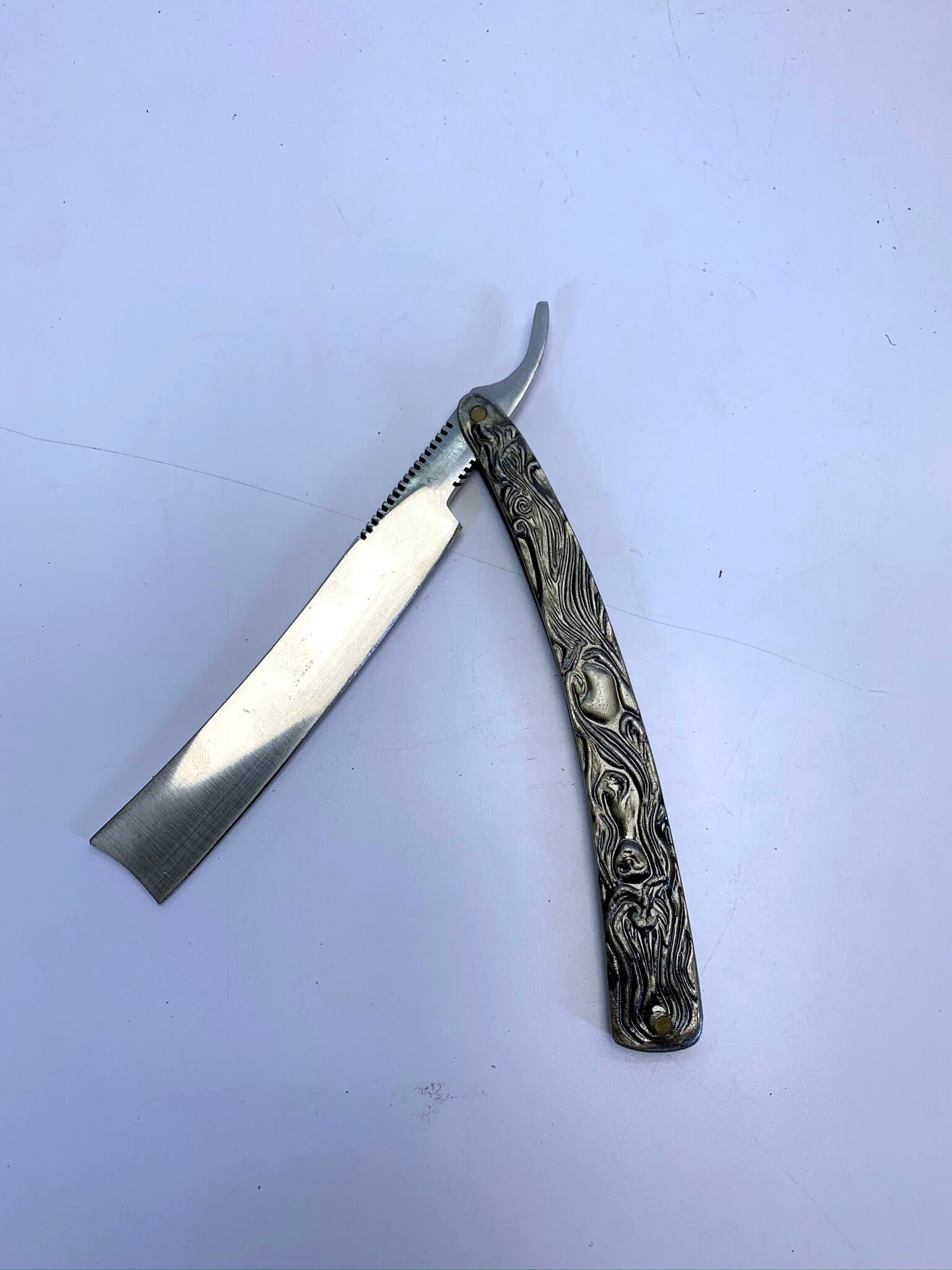 Whetstone Cutlery Straight Shaving Razor With Detailed Ornate Etsy
