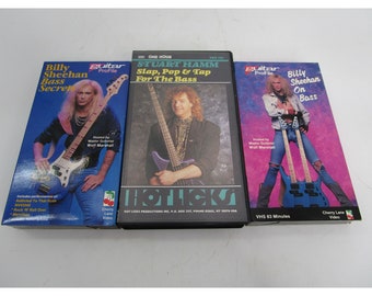 ラテンアメリカン パーカッション VHS 教則 ビデオセッション 動作確認済 ビンテージ VHS ベースギター教則ビデオ 3枚セット ビリー