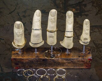 Collected Fingers Ring Tree / Ring Holder - Jewelry Display - Goth Art / Goth Decor - Horror Art / Decor - Oddity / Curiosity - Creepy