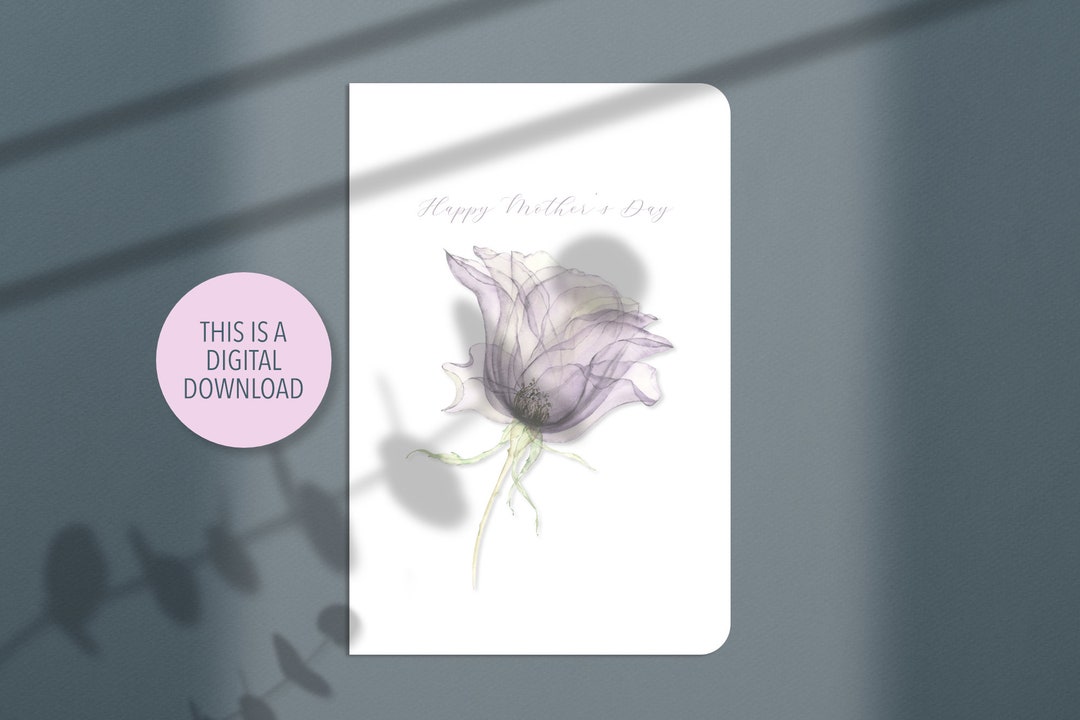 Printable Mother's Day Card, Download and Print Mother's Day Greeting ...