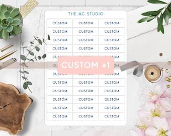 CUSTOM! School Planner Stickers, Student Planner Stickers, Academic Stickers, Nursing School Planning