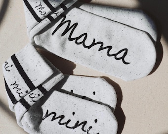 Mama and Mini Matching Grip Socks, Mom and Toddler Gift