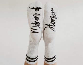 Matron of Honor Socks, Wedding Party Proposal Gift